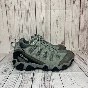 Oboz Sawtooth II Women 8 Low BDry Hiking Shoe Grey Comfort Outdoors Breathable